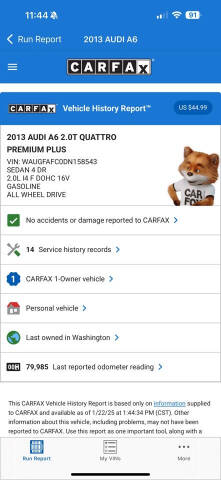 2013 Audi A6 2.0T quattro Premium Plus