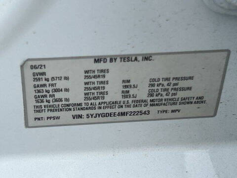 2021 Tesla Model Y Long Range