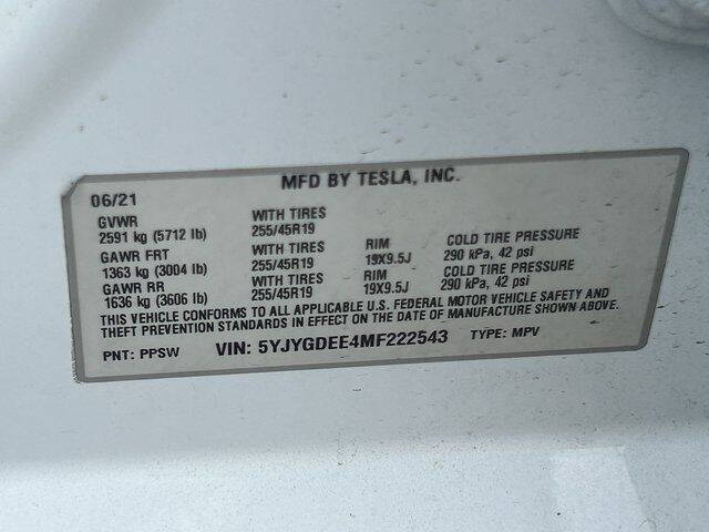 2021 Tesla Model Y Long Range