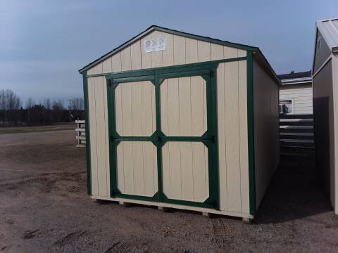  CUSTOM SHEDS ON HWY 10 10X16 UTILITY GABLE  for sale at Dave's Auto Sales & Service in Weyauwega WI