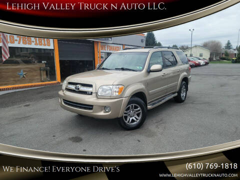 2006 Toyota Sequoia for sale at Lehigh Valley Truck n Auto LLC. in Schnecksville PA