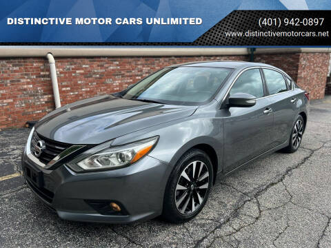2018 Nissan Altima for sale at DISTINCTIVE MOTOR CARS UNLIMITED in Johnston RI