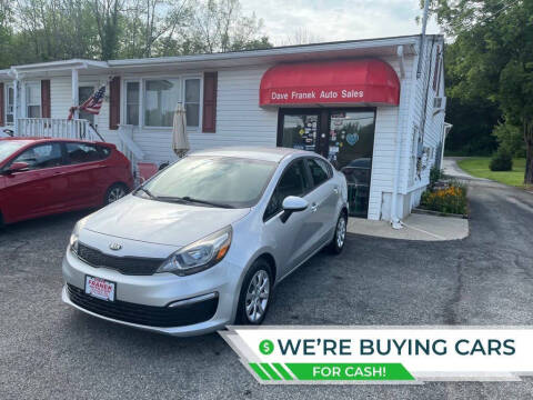 2017 Kia Rio for sale at Dave Franek Automotive in Wantage NJ