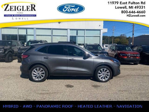 2021 Ford Escape Hybrid for sale at Zeigler Ford of Plainwell in Plainwell MI