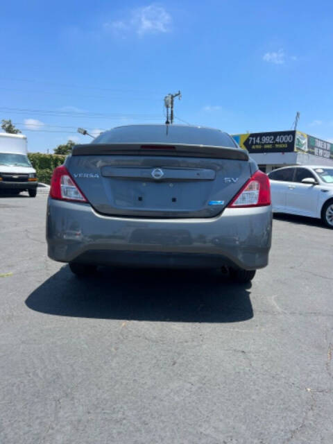 2016 Nissan Versa for sale at Skyline Motors in Fullerton, CA