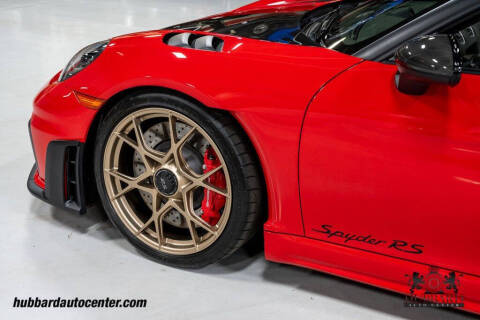 2025 Porsche 718 Boxster Spyder RS