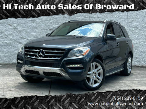 2013 Mercedes-Benz M-Class for sale at Hi Tech Auto Sales Of Broward in Hollywood FL
