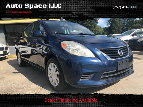 2013 Nissan Versa for sale at Auto Space LLC in Norfolk VA