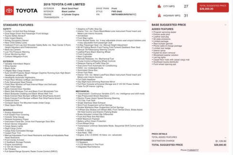 2019 Toyota C-HR Limited