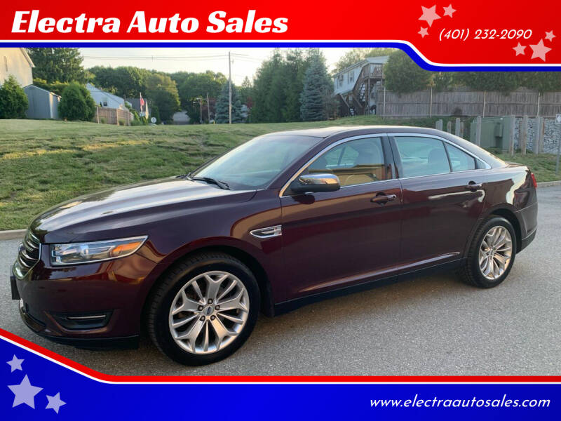 2018 Ford Taurus for sale at Electra Auto Sales in Johnston RI