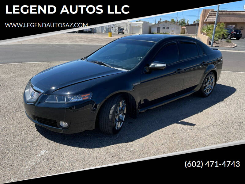 2008 Acura TL for sale at LEGEND AUTOS LLC in Youngtown AZ