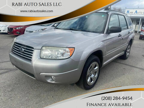 2007 Subaru Forester for sale at RABI AUTO SALES LLC in Garden City ID