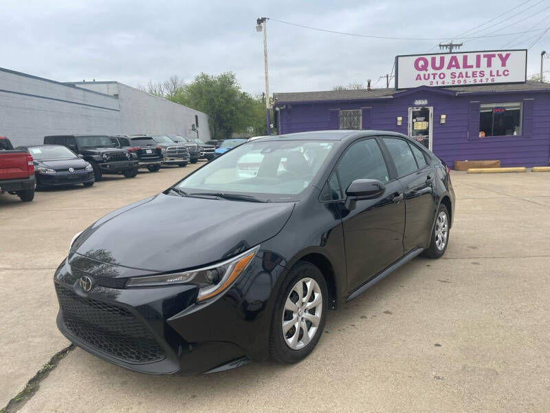 2021 Toyota Corolla for sale at Quality Auto Sales LLC in Garland TX