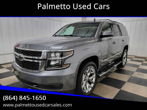 2018 Chevrolet Tahoe for sale at Palmetto Used Cars in Piedmont SC