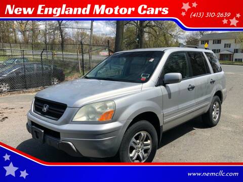 2005 Honda Pilot for sale at New England Motor Cars in Springfield MA