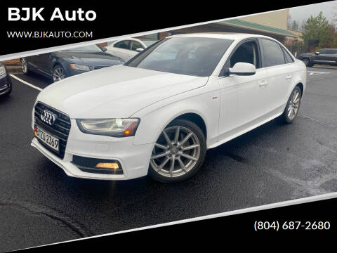 2016 Audi A4 for sale at BJK Auto in Mineral VA