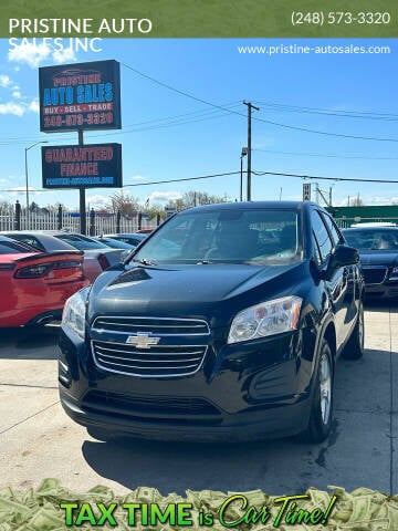 2015 Chevrolet Trax for sale at PRISTINE AUTO SALES INC in Pontiac MI