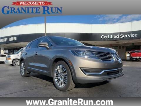 2017 Lincoln MKX for sale at GRANITE RUN PRE OWNED CAR AND TRUCK OUTLET in Media PA