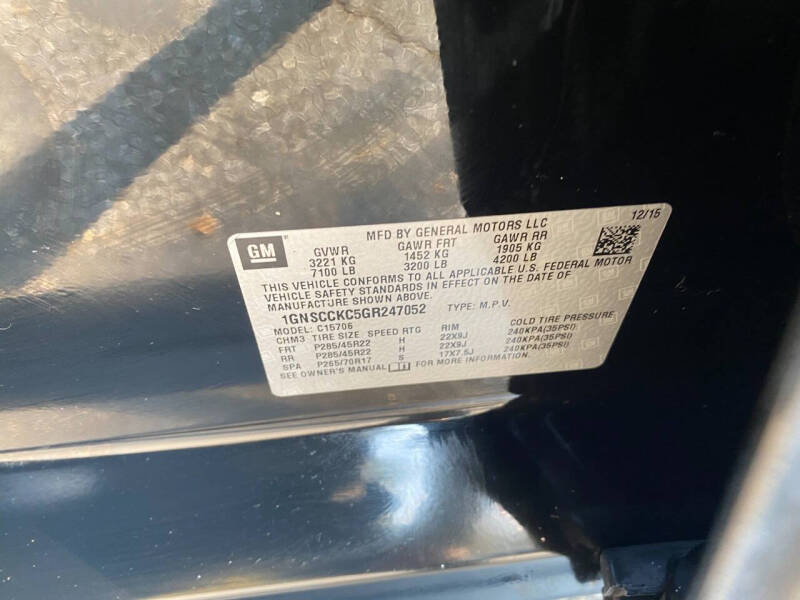 2016 Chevrolet Tahoe LTZ