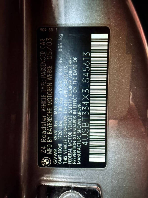 2003 BMW Z4 2.5i