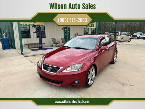 2011 Lexus IS 250 for sale at Wilson Auto Sales in Chandler TX