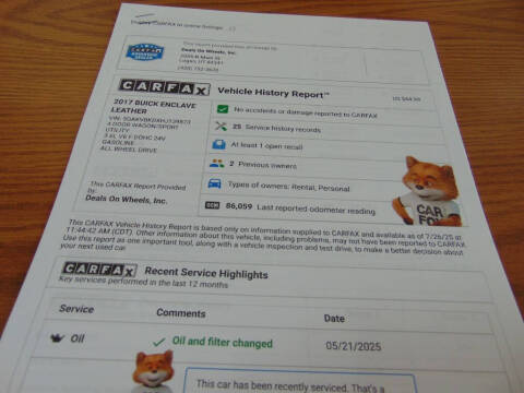 2017 Buick Enclave Leather