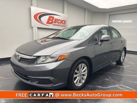 2012 Honda Civic for sale at Becks Auto Group in Mason OH