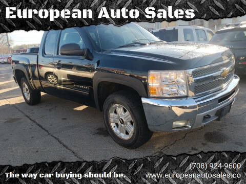 2012 Chevrolet Silverado 1500 for sale at European Auto Sales in Bridgeview IL