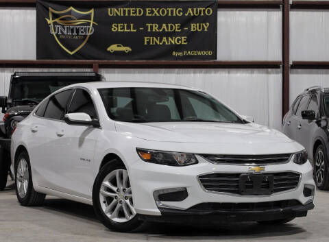 2018 Chevrolet Malibu for sale at United Exotic Auto in Houston TX