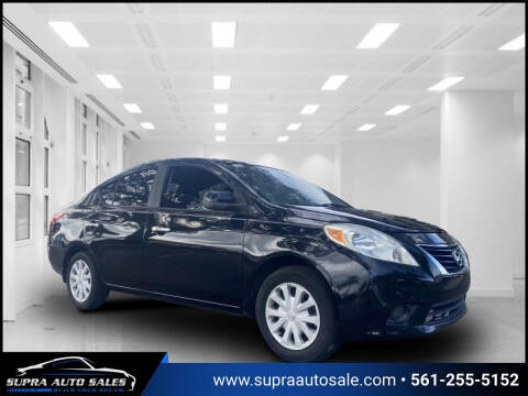 2012 Nissan Versa for sale at SUPRA AUTO SALES in Riviera Beach FL
