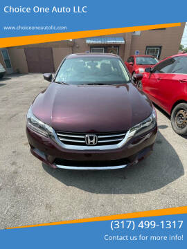2014 Honda Accord for sale at Choice One Auto LLC in Beech Grove IN