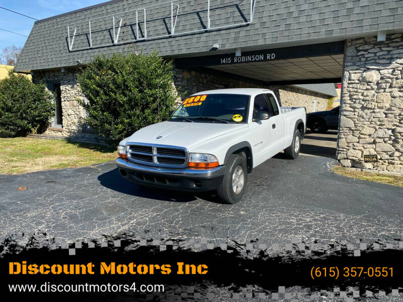 2001 Dodge Dakota for sale at Discount Motors Inc in Old Hickory TN