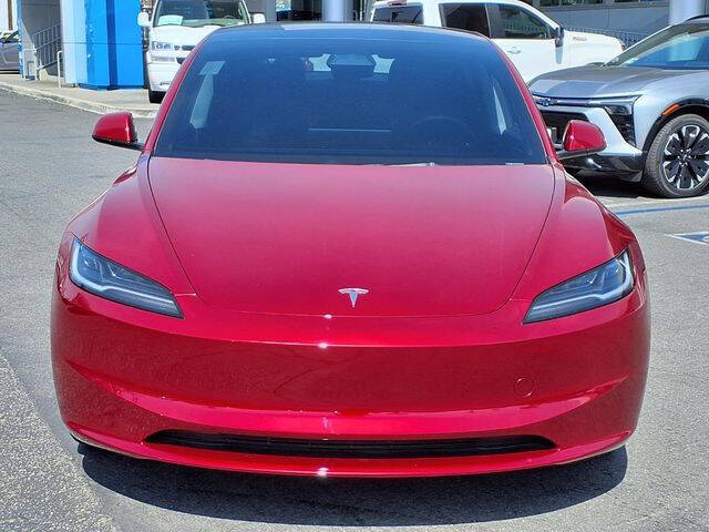 Red 2025 Tesla Model 3 Long Range Long Range 4dr Fastback 2