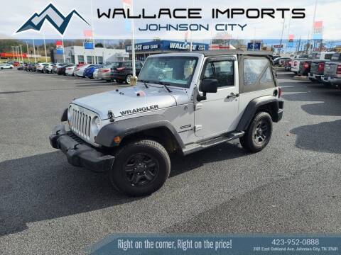 2012 Jeep Wrangler for sale at WALLACE IMPORTS OF JOHNSON CITY in Johnson City TN