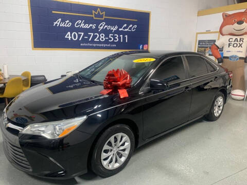 2015 Toyota Camry for sale at Auto Chars Group LLC in Orlando FL