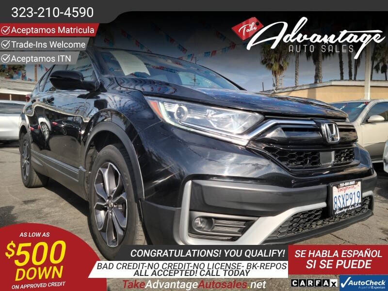 2020 Honda CR-V for sale at ADVANTAGE AUTO SALES INC in Bell CA