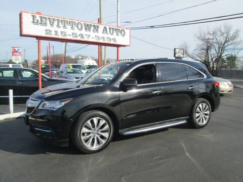 2016 Acura MDX for sale at Levittown Auto in Levittown PA