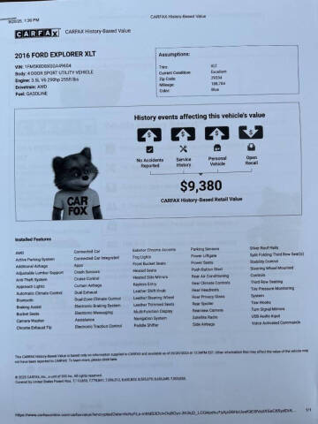 2016 Ford Explorer XLT