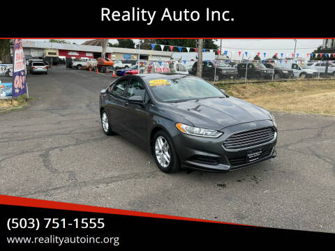 2016 Ford Fusion for sale at Reality Auto Inc. in Salem OR