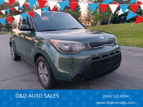 2014 Kia Soul for sale at D&D AUTO SALES in Whittier CA