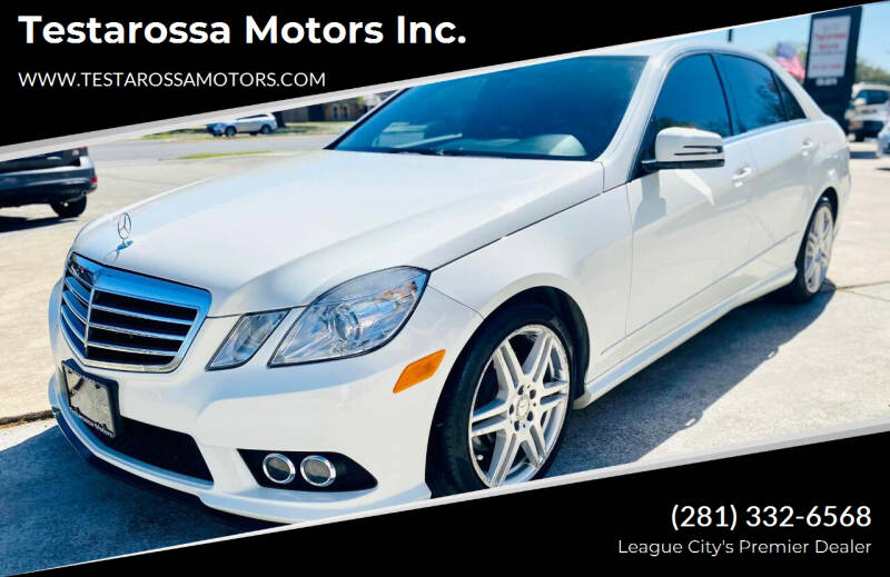 2010 Mercedes-Benz E-Class for sale at Testarossa Motors Inc. in League City TX
