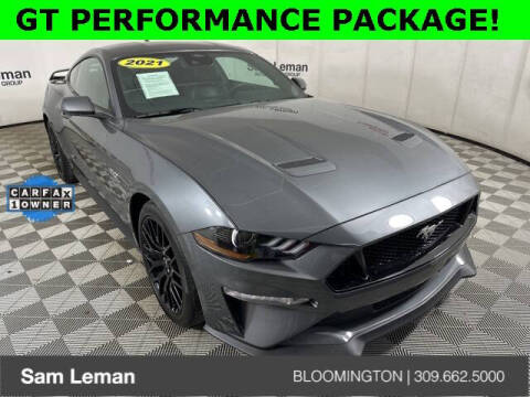 2021 Ford Mustang for sale at Sam Leman CDJR Bloomington in Bloomington IL