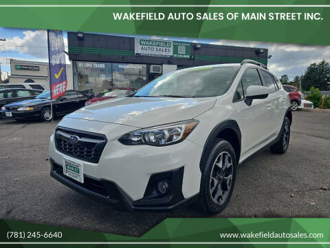 2019 Subaru Crosstrek for sale at Wakefield Auto Sales of Main Street Inc. in Wakefield MA