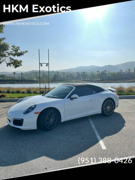 2018 Porsche 911 for sale at HKM Exotics in Corona CA