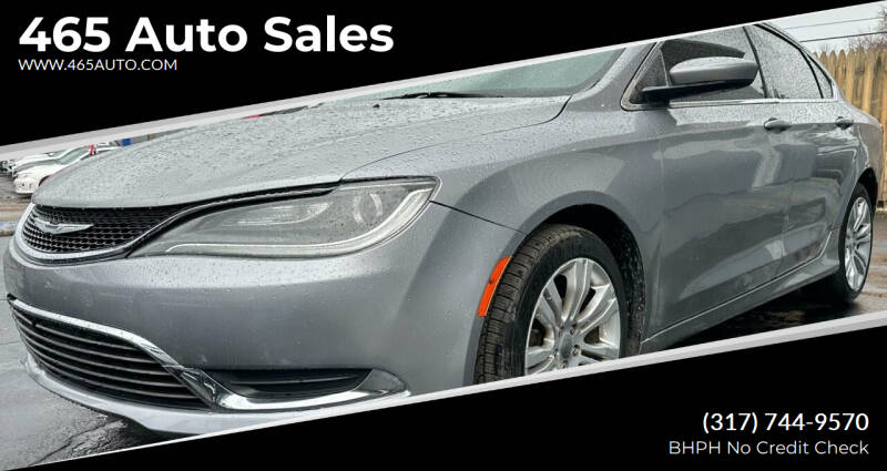 2015 Chrysler 200 for sale at 465 Auto Sales in Indianapolis IN