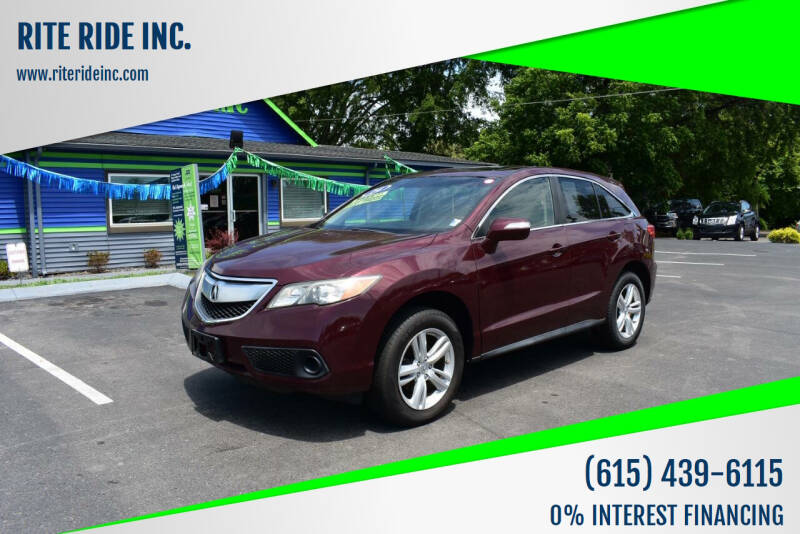 2014 Acura RDX for sale at RITE RIDE INC. in Murfreesboro TN