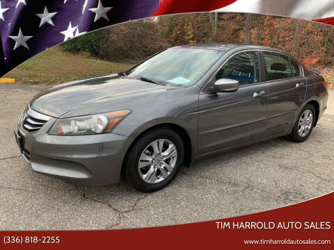 2012 Honda Accord for sale at Tim Harrold Auto Sales in Wilkesboro NC