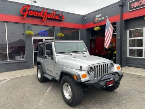 2003 Jeep Wrangler for sale at Vehicle Simple @ Goodfella's Motor Co in Tacoma WA