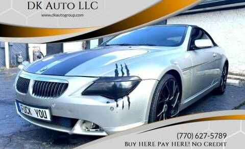 2006 BMW 6 Series for sale at DK Auto LLC in Stone Mountain GA