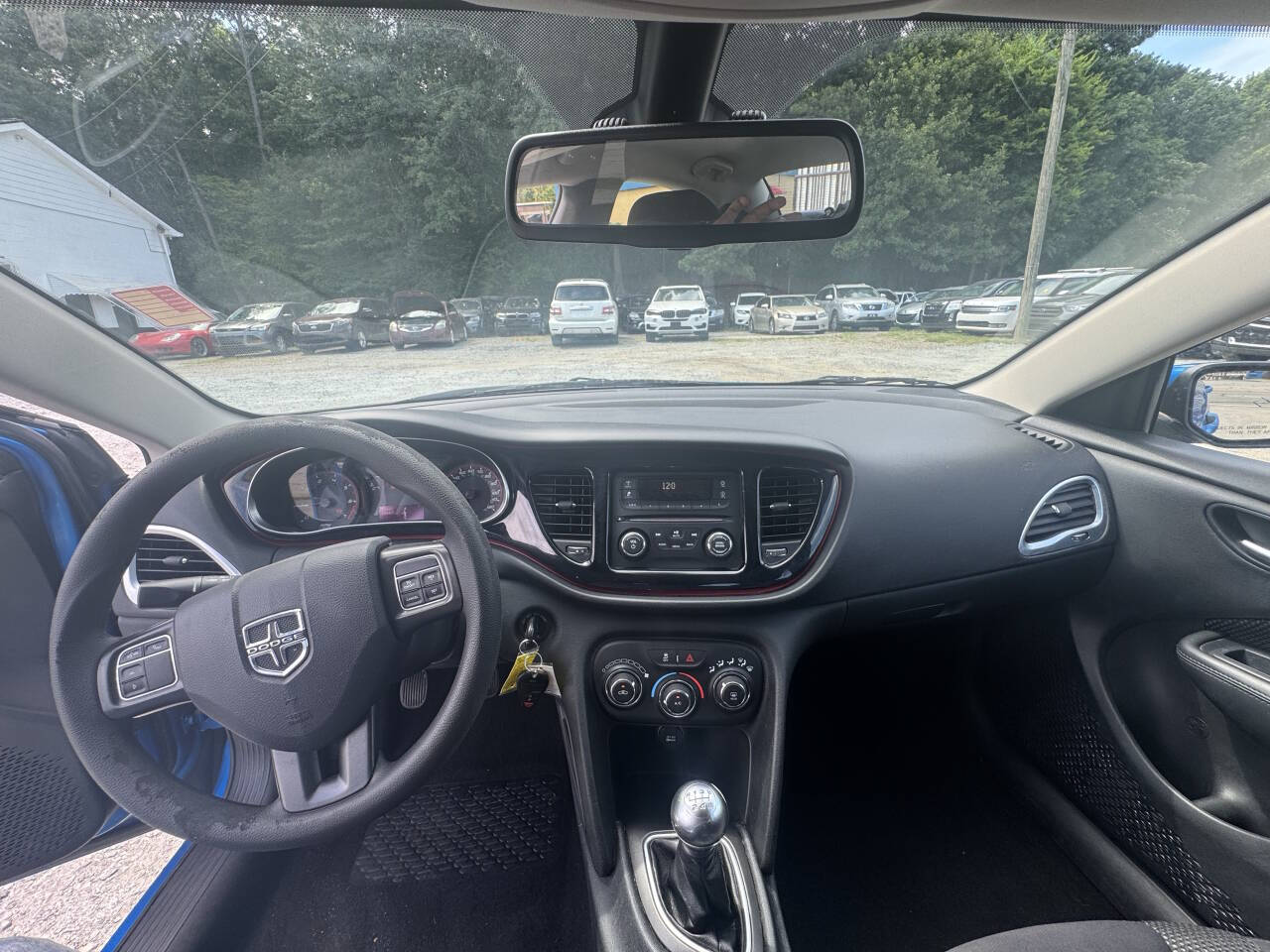 Blue 2015 Dodge Dart SE SE 4dr Sedan 15